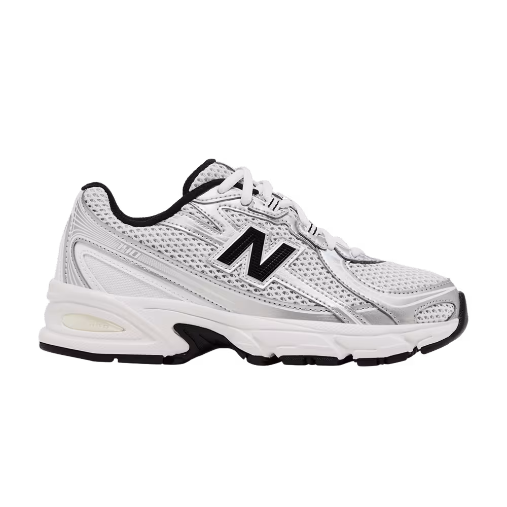 New Balance 740 Big Kid White Silver Black