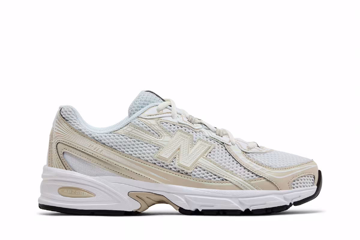 New Balance 740 Sea Salt White, view 2
