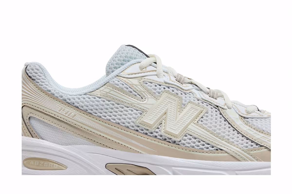 New Balance 740 Sea Salt White, view 3