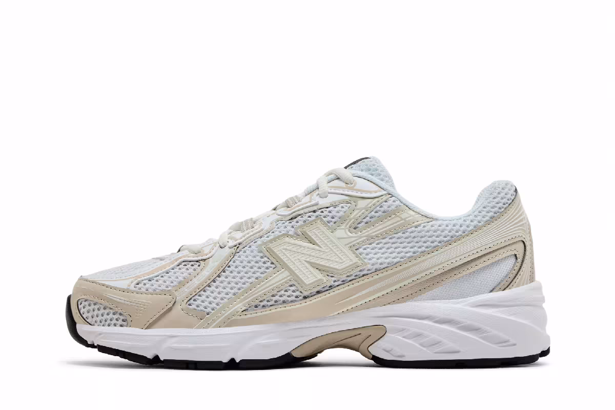 New Balance 740 Sea Salt White, view 4
