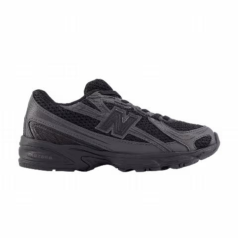 New Balance 740 Bungee Lace Little Kid 'Black Cement'