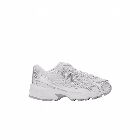 New Balance 740 Bungee Lace Toddler 'White Silver Metallic'
