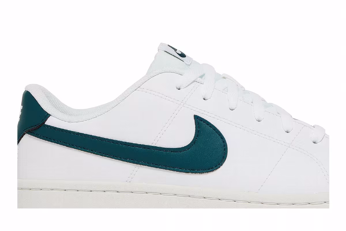 Nike Court Royale 2 Low White Dark Teal Green, view 3