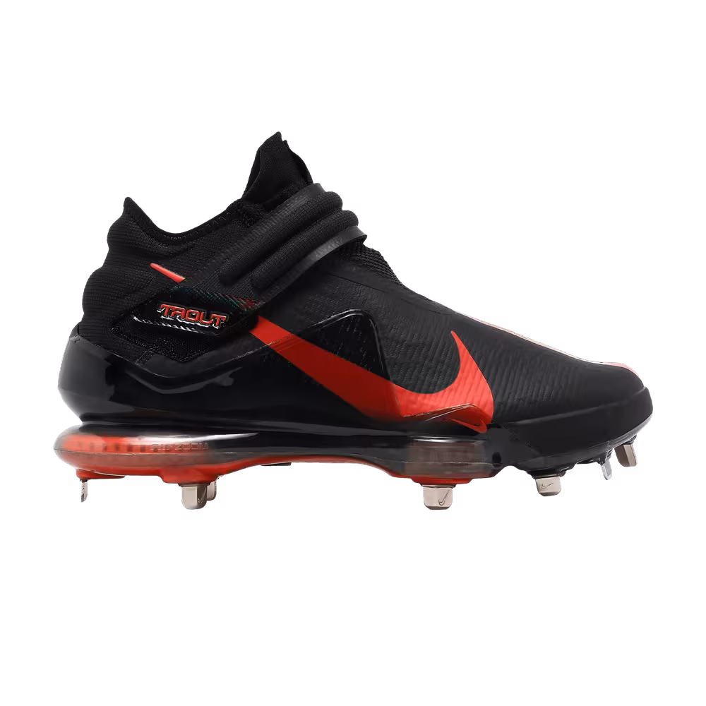Nike Force Zoom Trout 7 Pro Mid Black Laser Orange