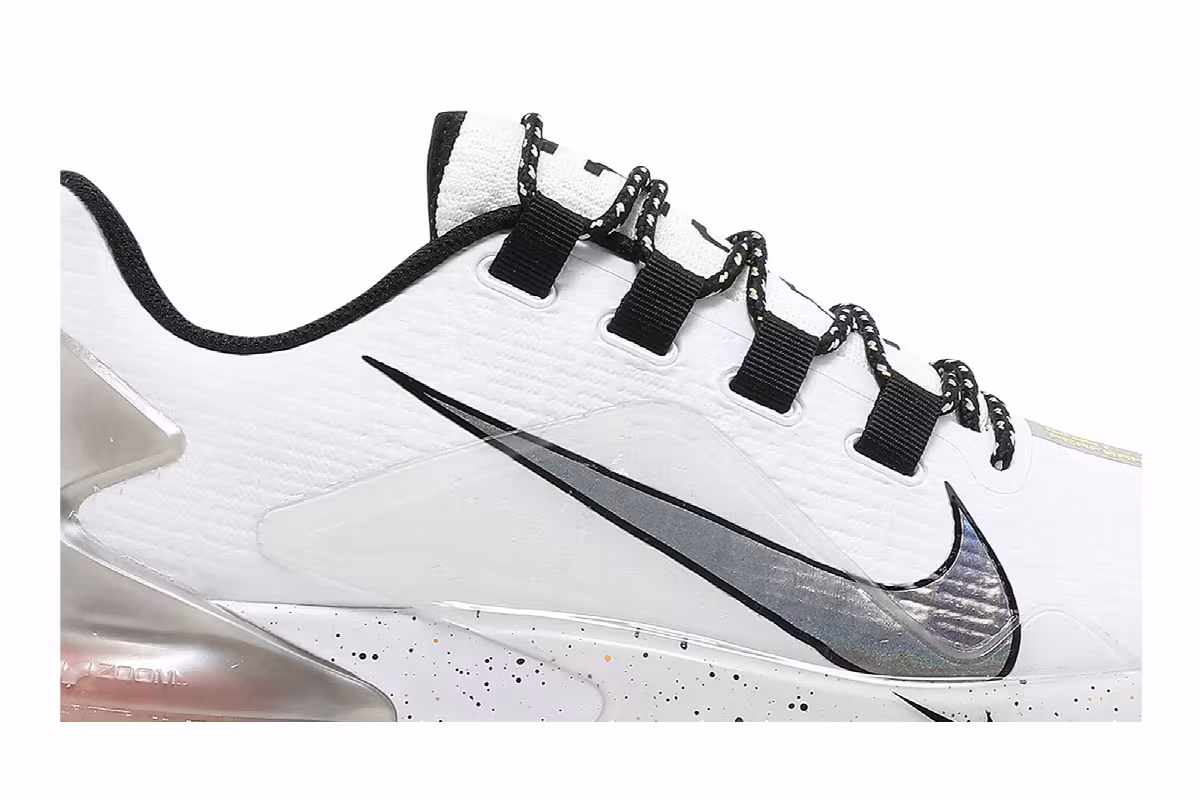 Nike Force Zoom Trout 7 TF White Speckled, view 3