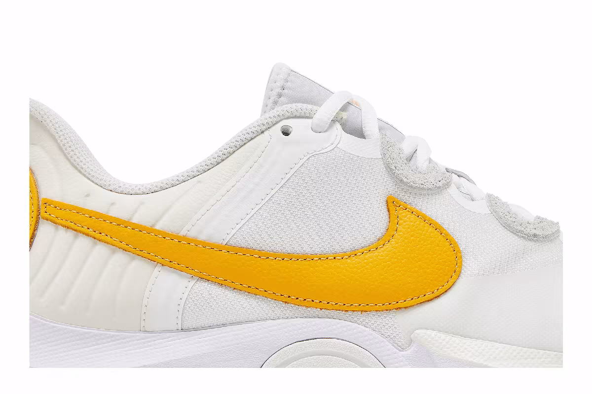 NikeCourt Air Zoom GP Turbo Summit White University Gold, view 3