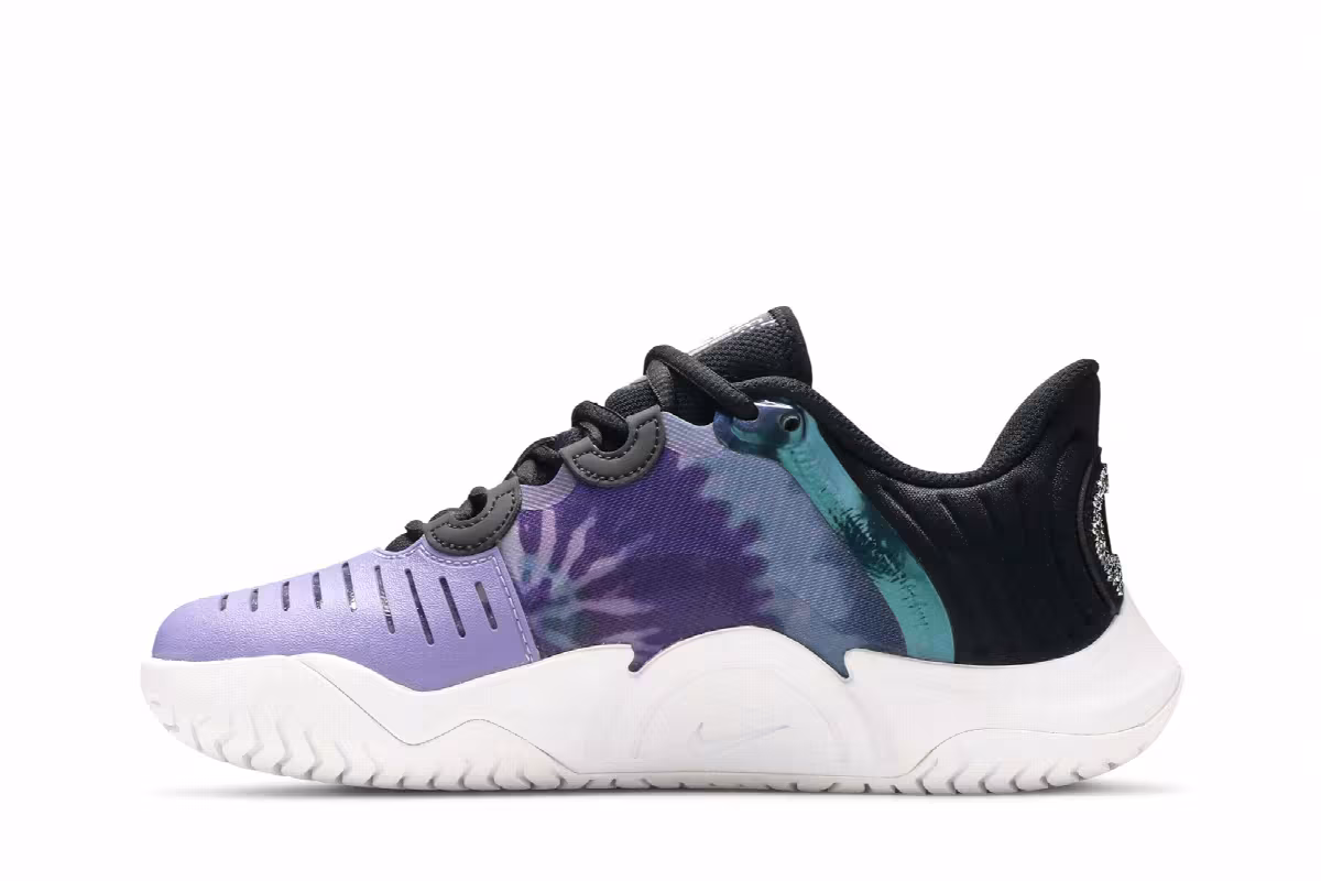 Naomi Osaka x Women's NikeCourt Air Zoom GP Turbo Tie Dye, view 4