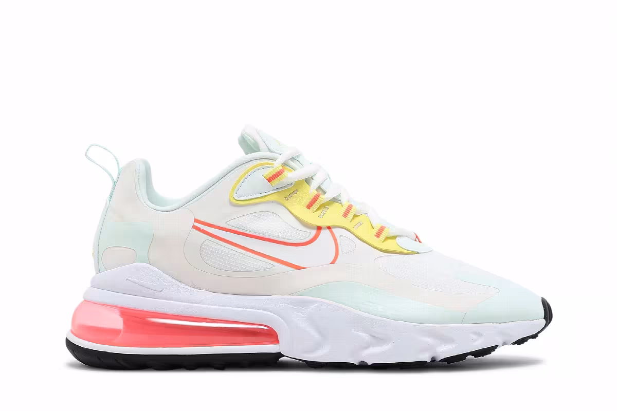 Nike Women's Air Max 270 React Pale Ivory, view 2