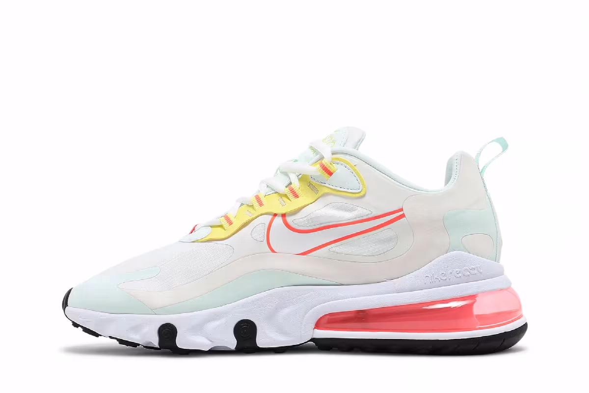 Nike Women's Air Max 270 React Pale Ivory, view 4