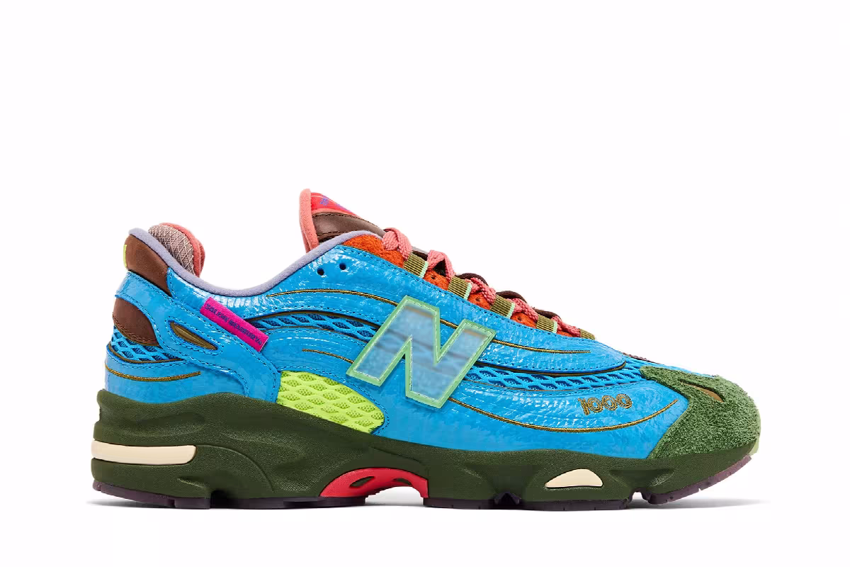 Salehe Bembury x New Balance 1000 Fog Be The Cloud, view 2