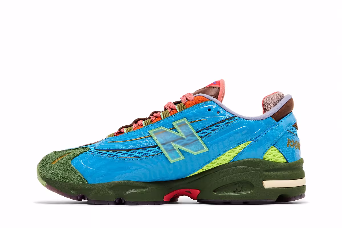 Salehe Bembury x New Balance 1000 Fog Be The Cloud, view 4