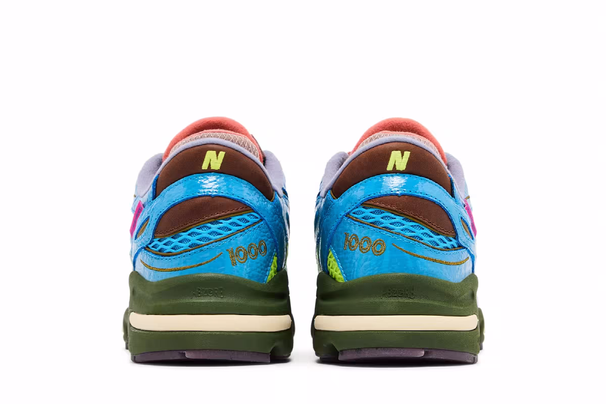 Salehe Bembury x New Balance 1000 Fog Be The Cloud, view 7