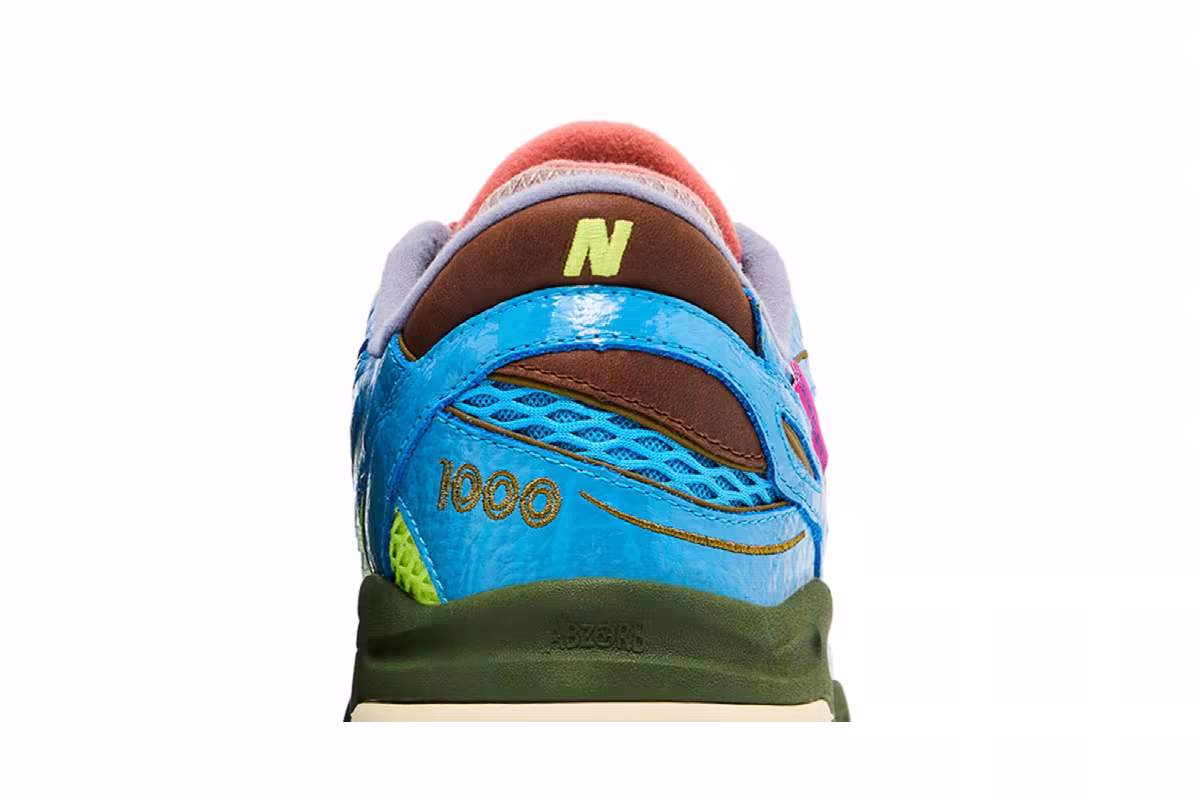 Salehe Bembury x New Balance 1000 Fog Be The Cloud, view 8