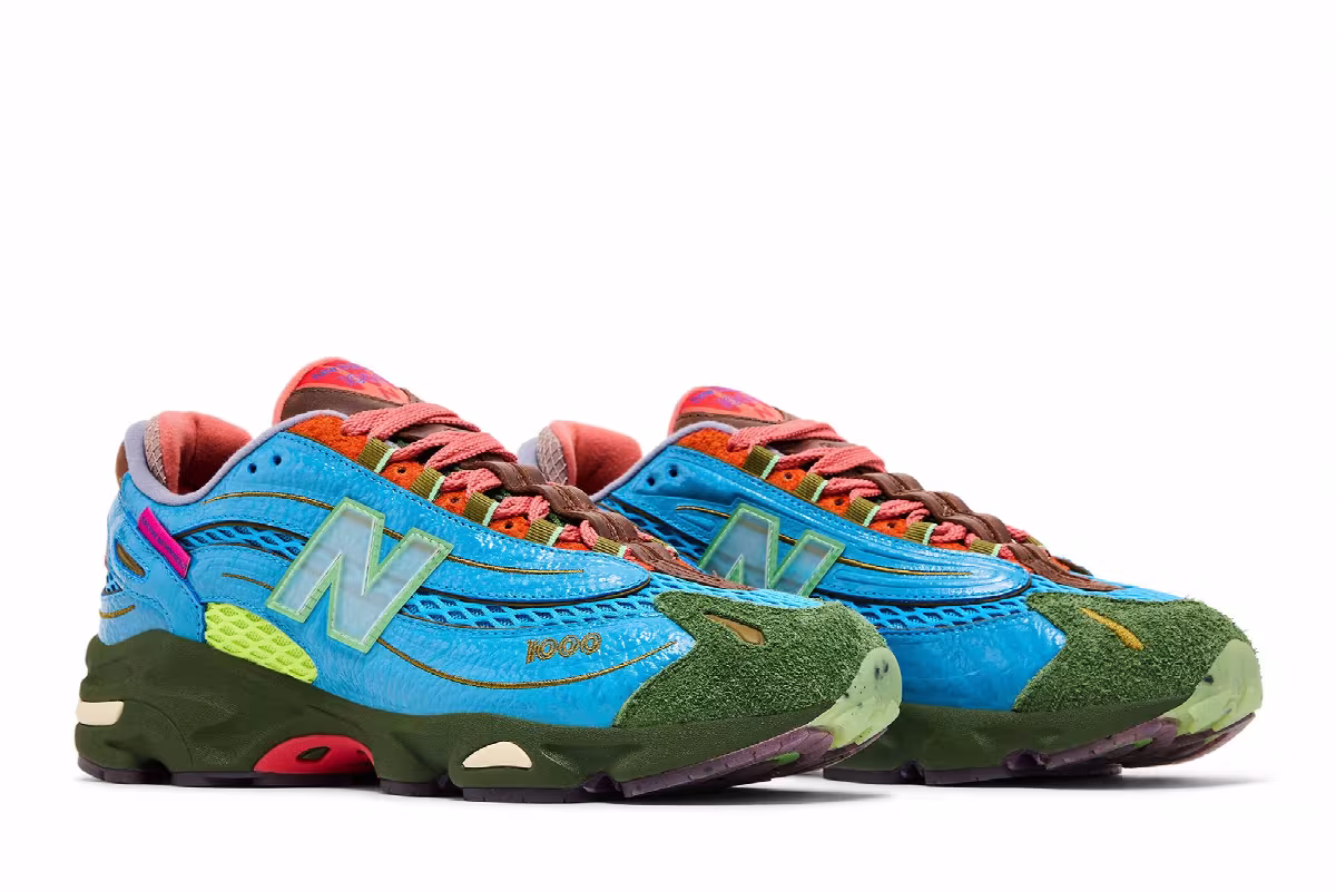 Salehe Bembury x New Balance 1000 Fog Be The Cloud, view 9