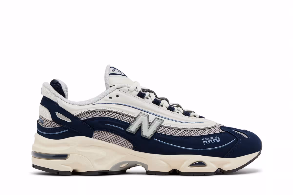 New Balance 1000 Navy Sea Salt, view 2