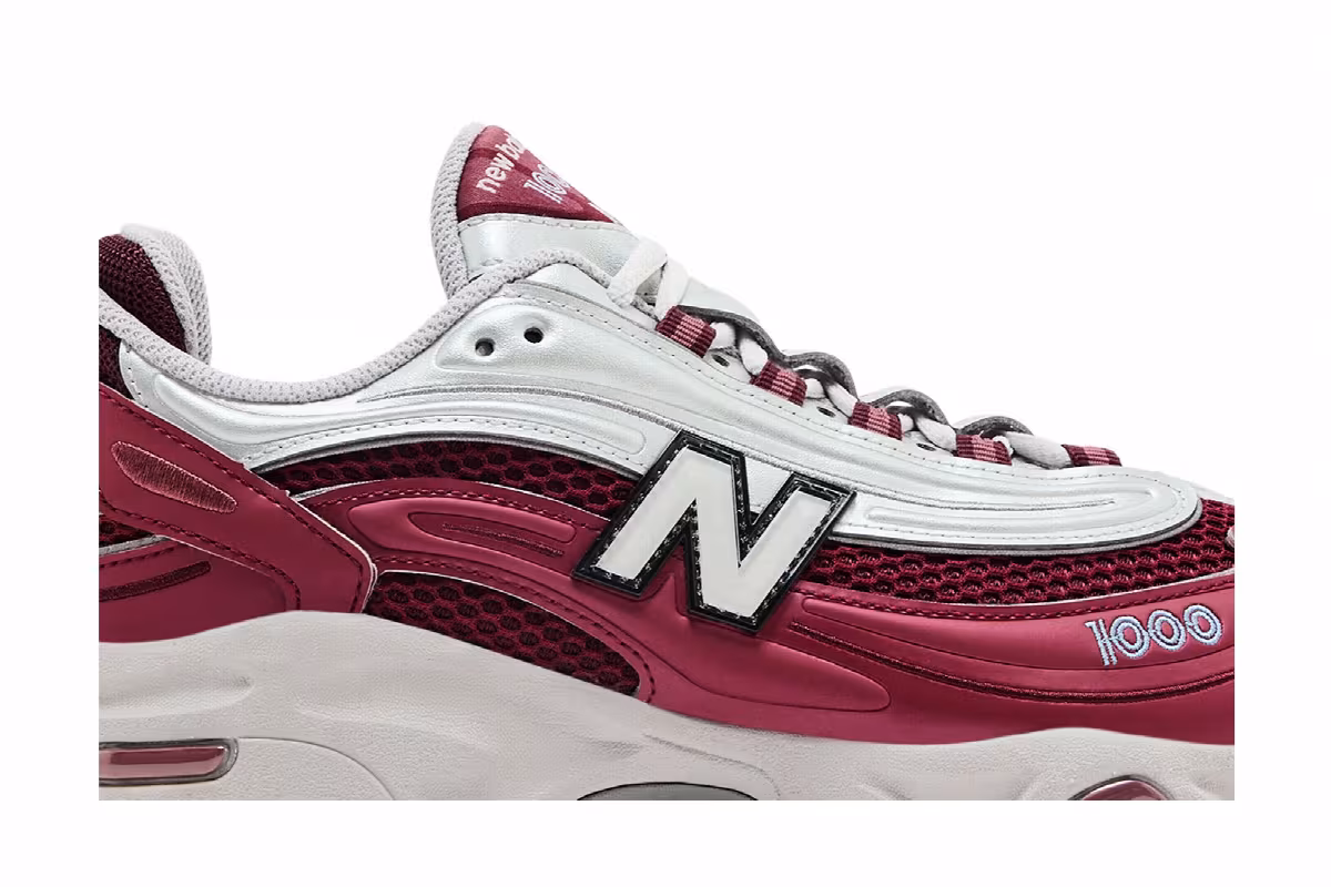 New Balance 1000 Monarch Burgundy, view 3