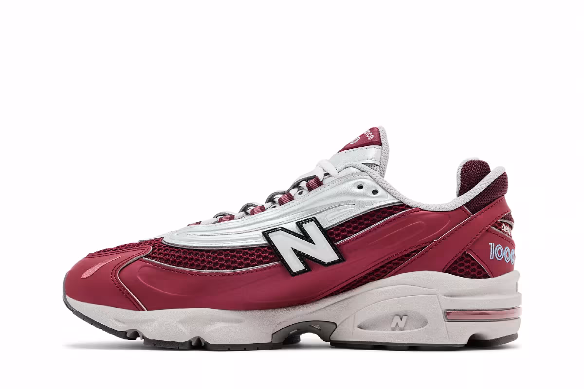 New Balance 1000 Monarch Burgundy, view 4