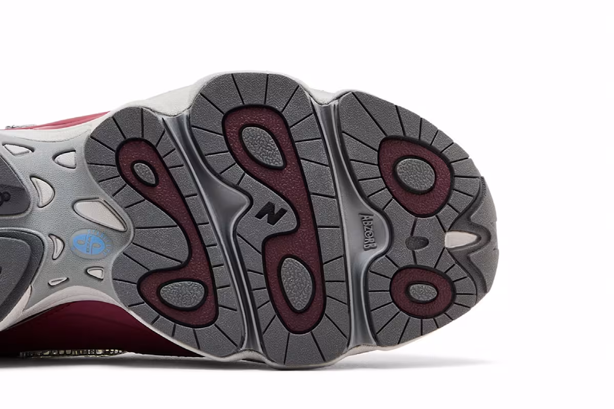 New Balance 1000 Monarch Burgundy, view 6
