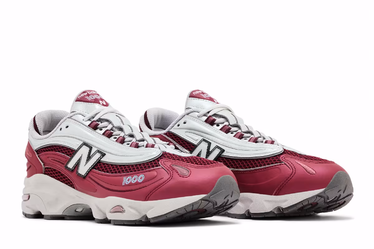 New Balance 1000 Monarch Burgundy, view 9