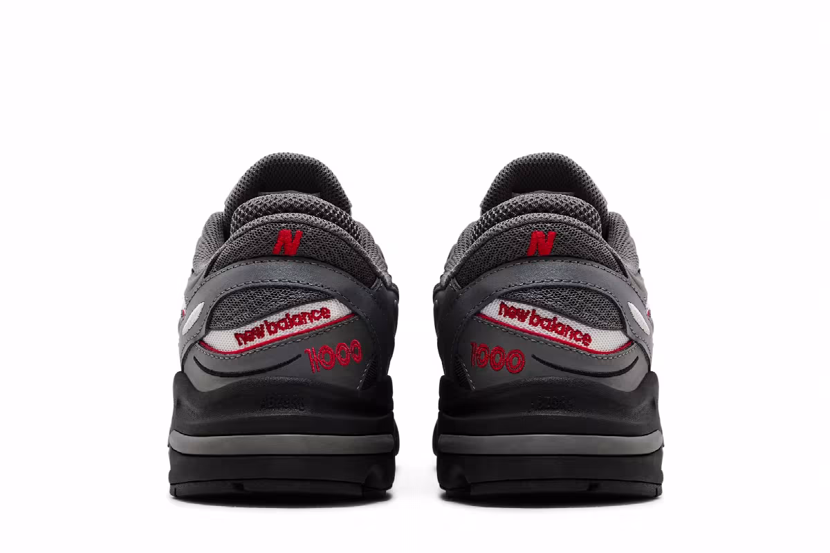 New Balance 1000 Grey Red, view 7