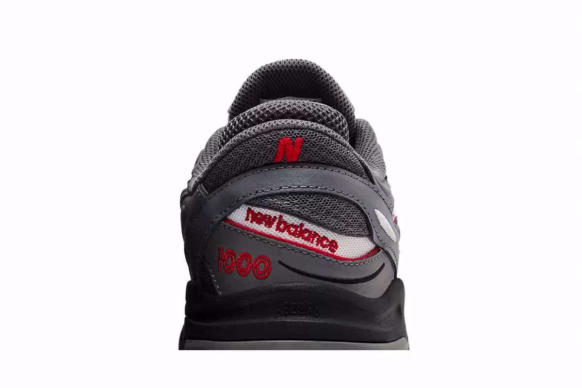 New Balance 1000 Grey Red, view 8