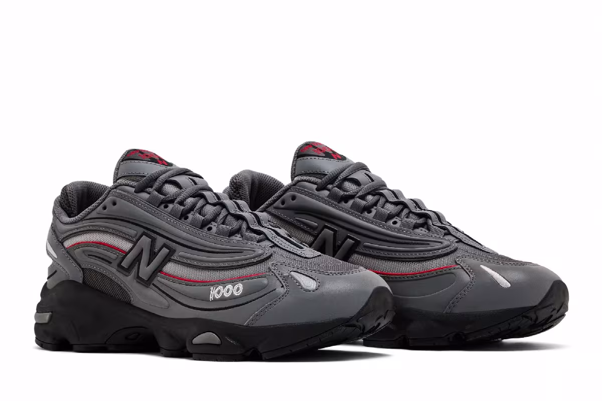 New Balance 1000 Grey Red, view 9