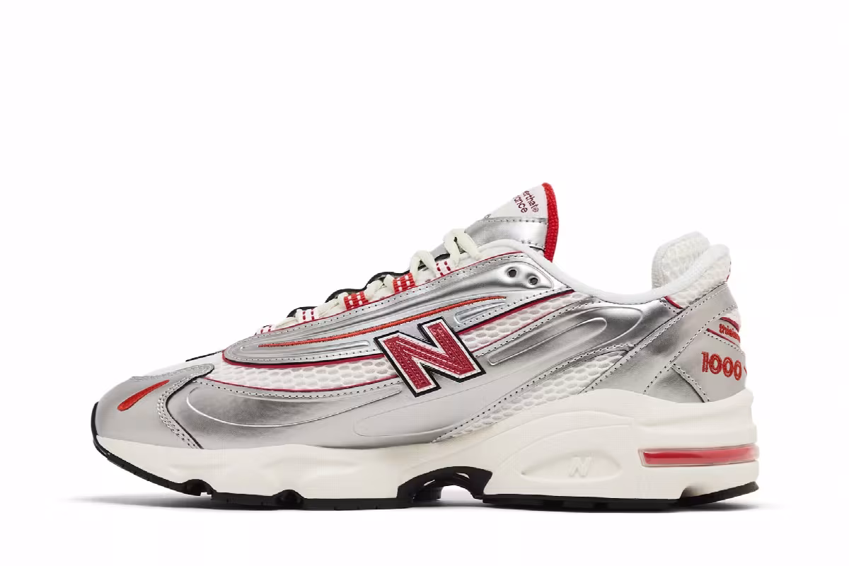 thisisneverthat x New Balance 1000 Silver Valiant Poppy, view 4