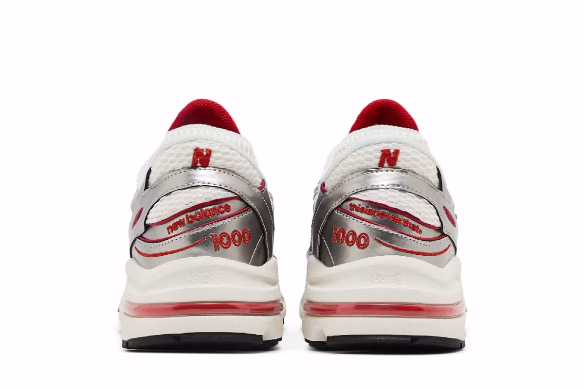 thisisneverthat x New Balance 1000 Silver Valiant Poppy, view 7