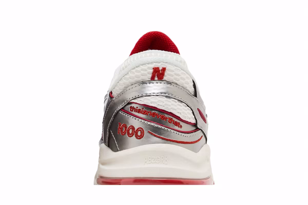 thisisneverthat x New Balance 1000 Silver Valiant Poppy, view 8