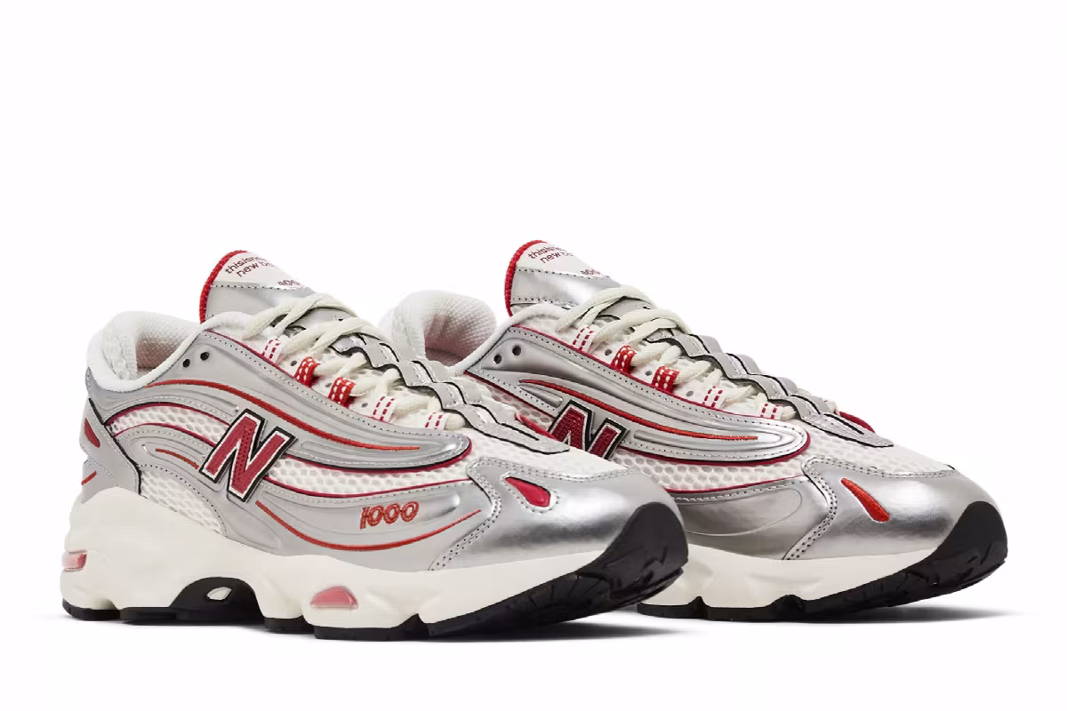 thisisneverthat x New Balance 1000 Silver Valiant Poppy, view 9