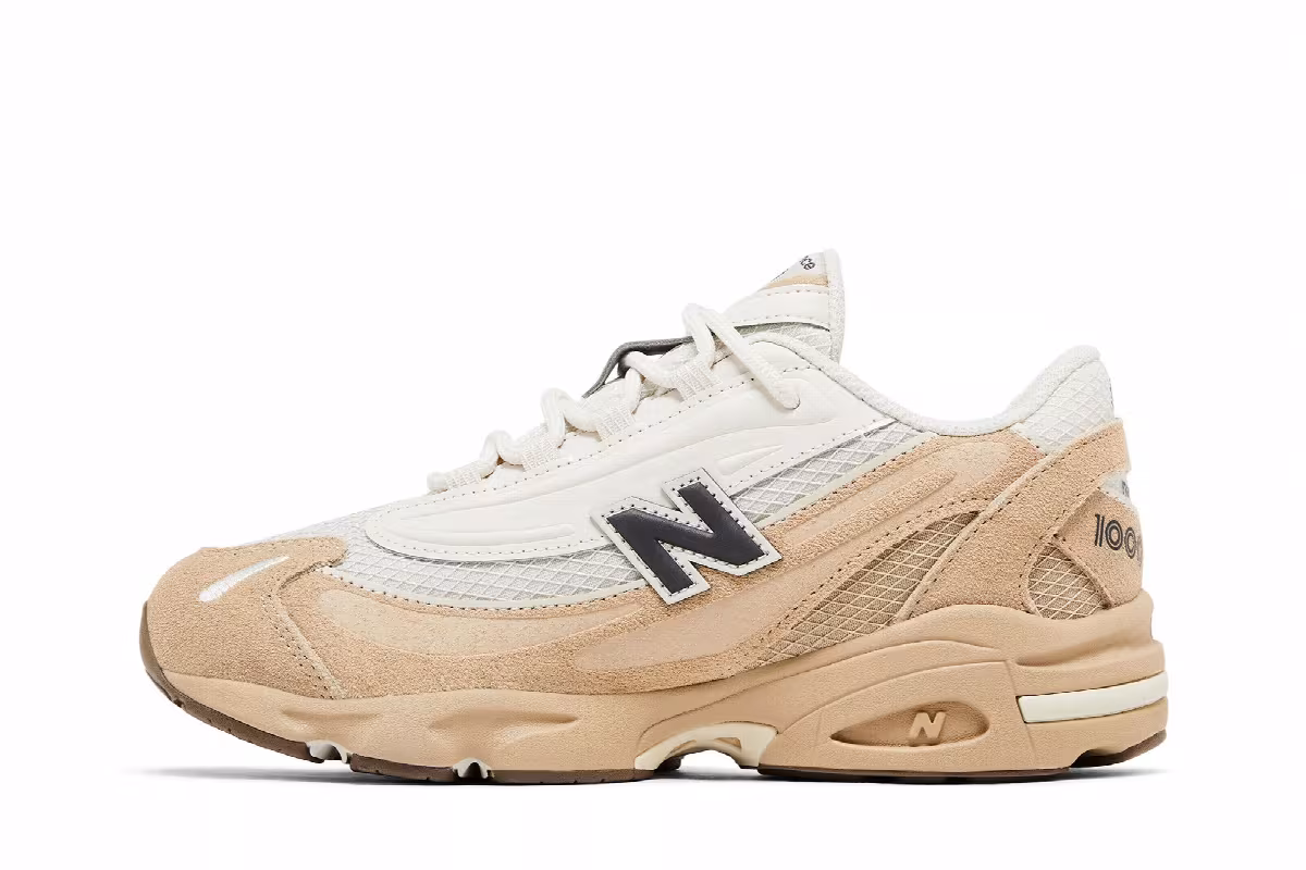 New Balance 1000 Big Kid Parchment, view 4