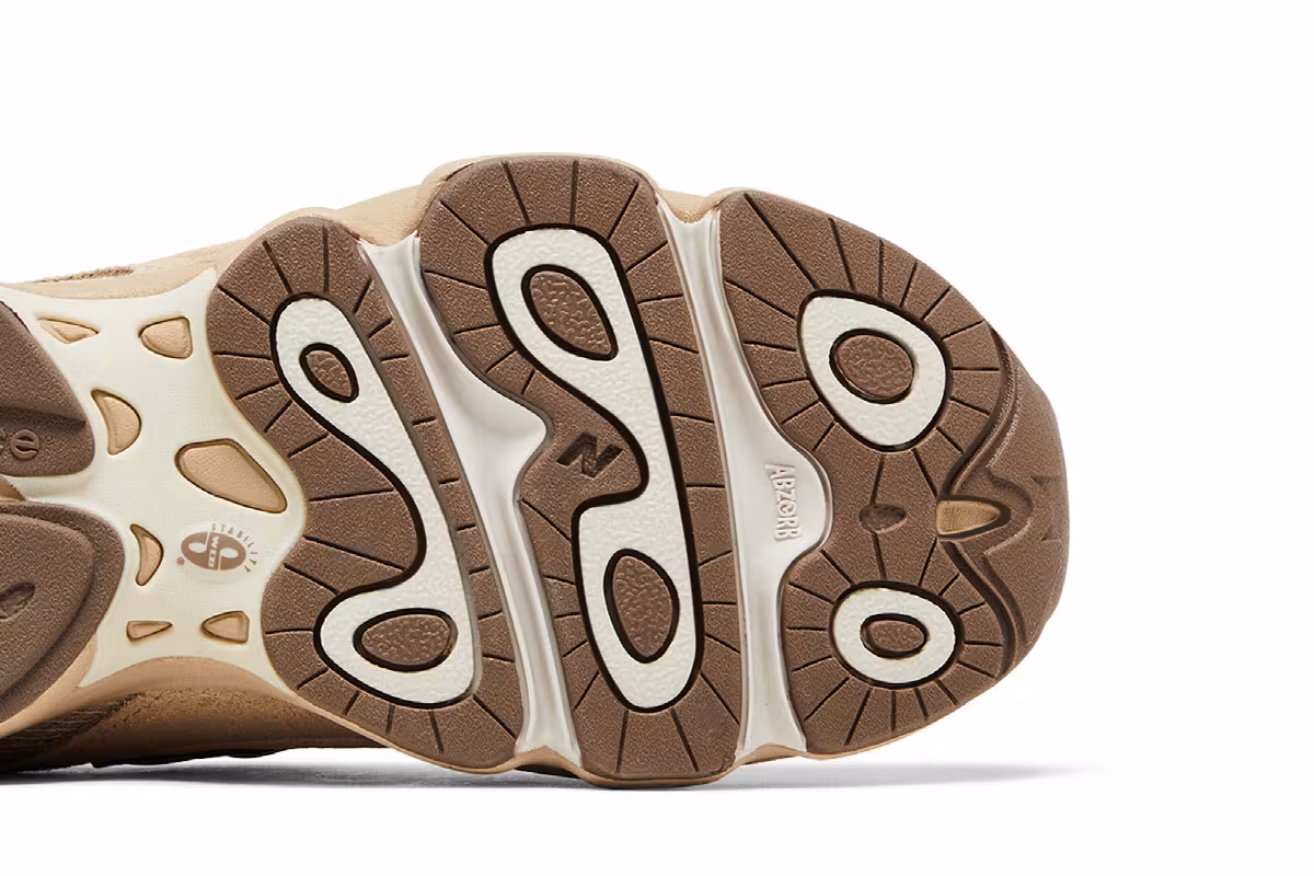 New Balance 1000 Big Kid Parchment, view 6