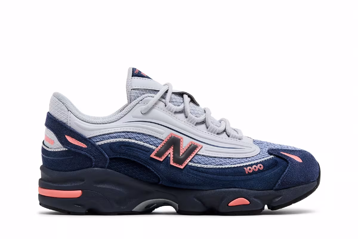 New Balance 1000 Big Kid Nautical Coral, view 2