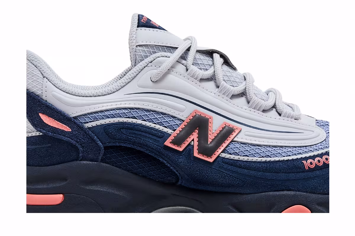 New Balance 1000 Big Kid Nautical Coral, view 3