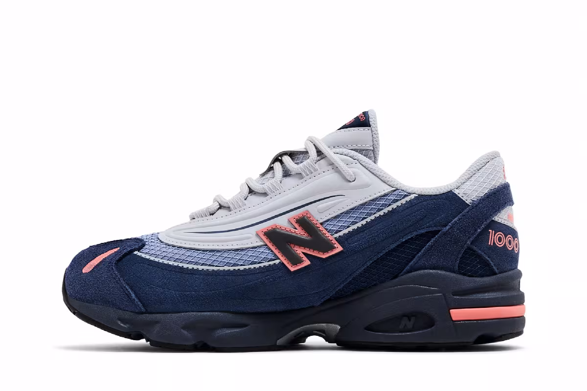 New Balance 1000 Big Kid Nautical Coral, view 4