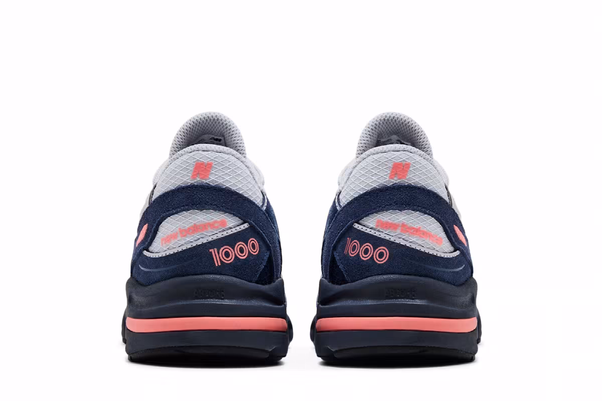New Balance 1000 Big Kid Nautical Coral, view 7