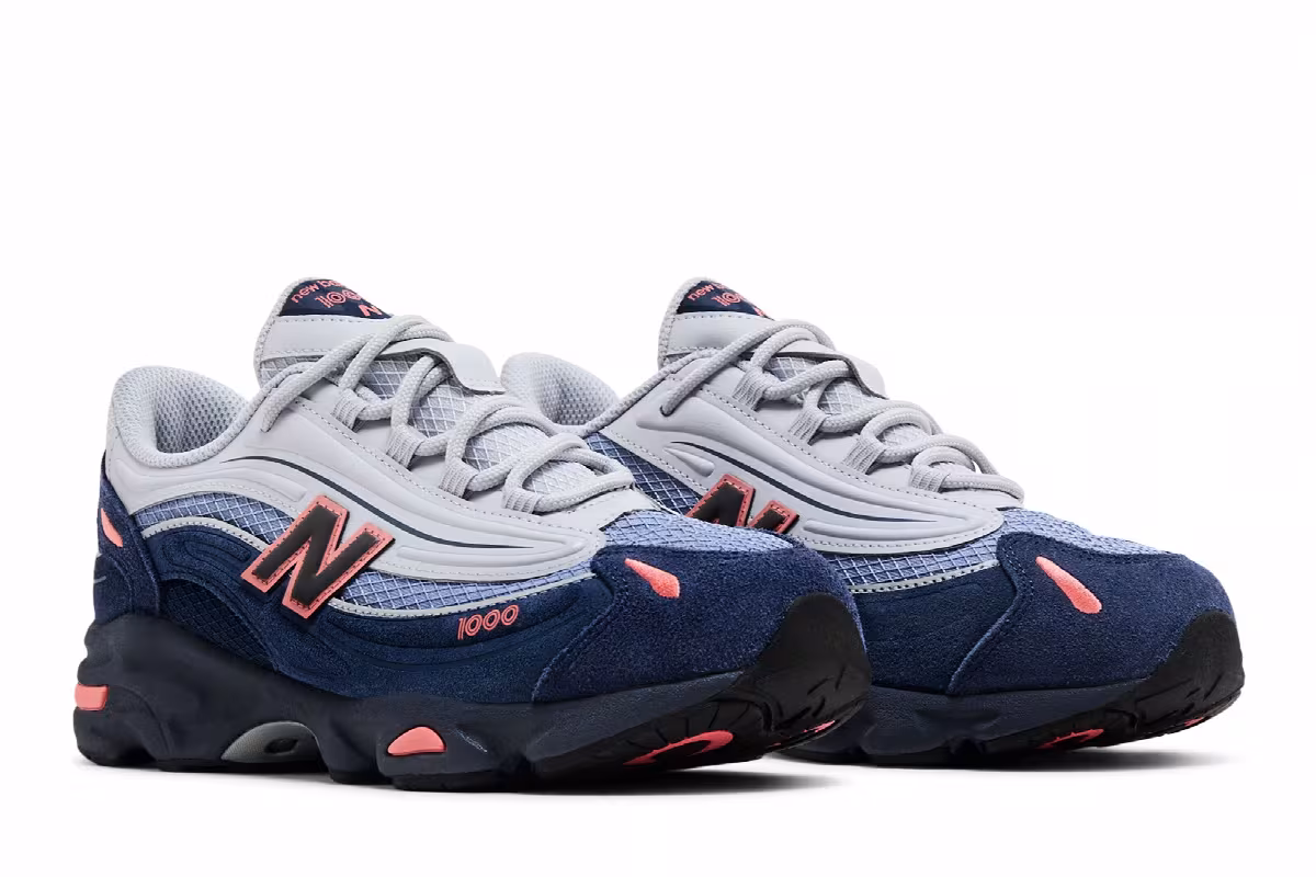 New Balance 1000 Big Kid Nautical Coral, view 9