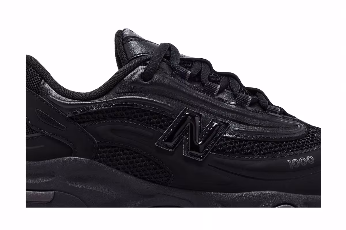 New Balance 1000 Little Kid Black, view 3