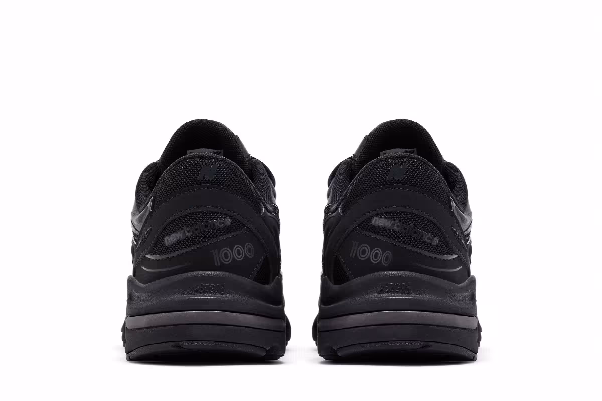 New Balance 1000 Little Kid Black, view 7