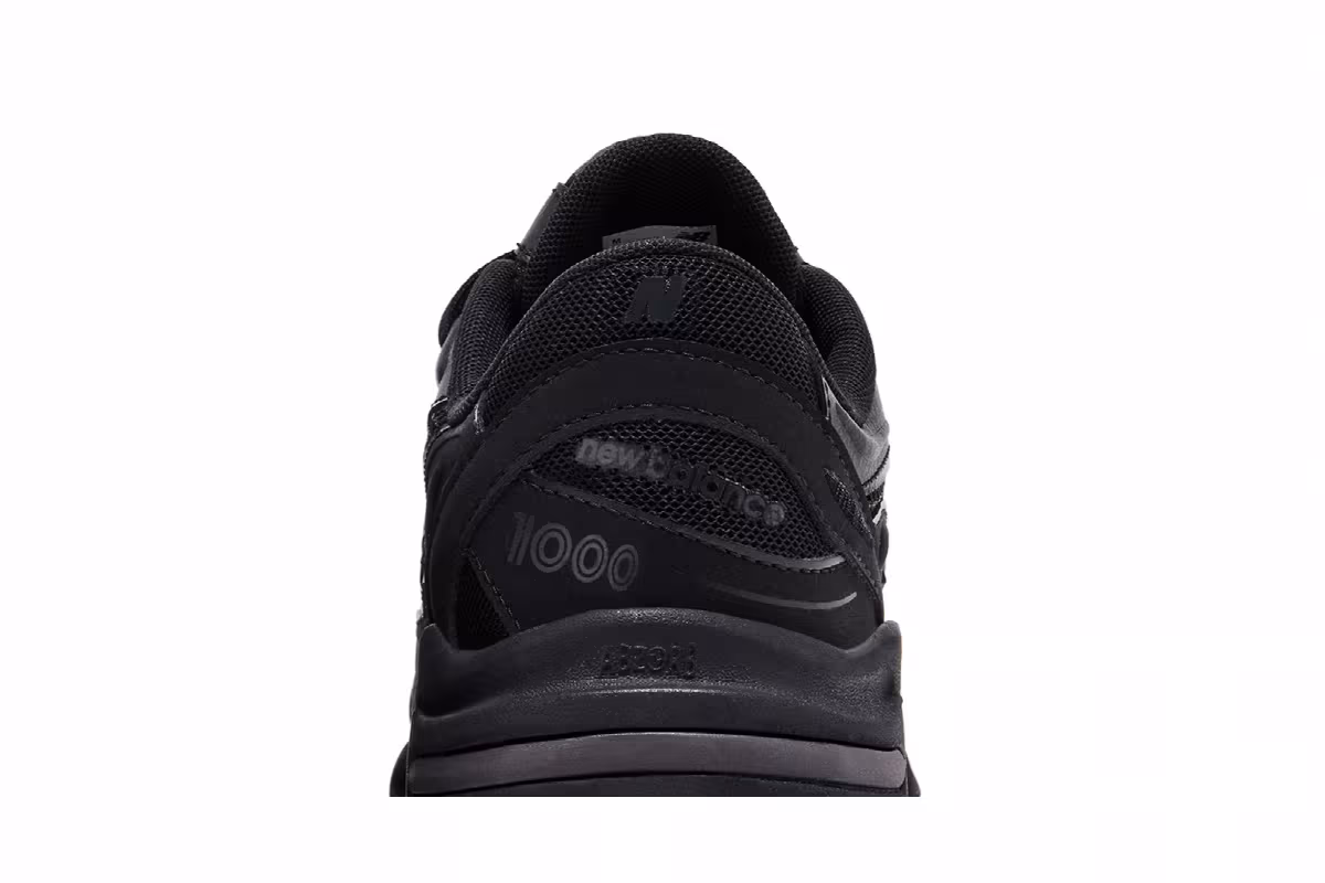 New Balance 1000 Little Kid Black, view 8