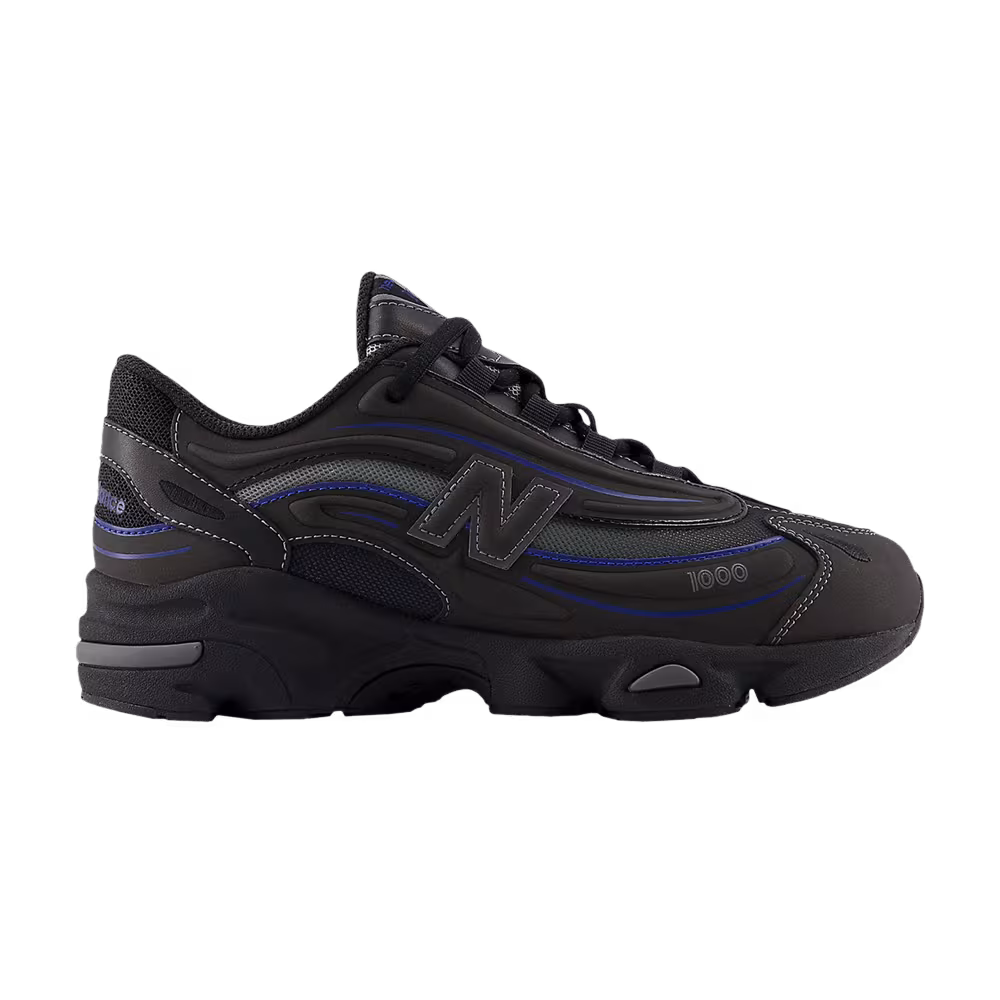 New Balance 1000 Big Kid Black Royal Blue