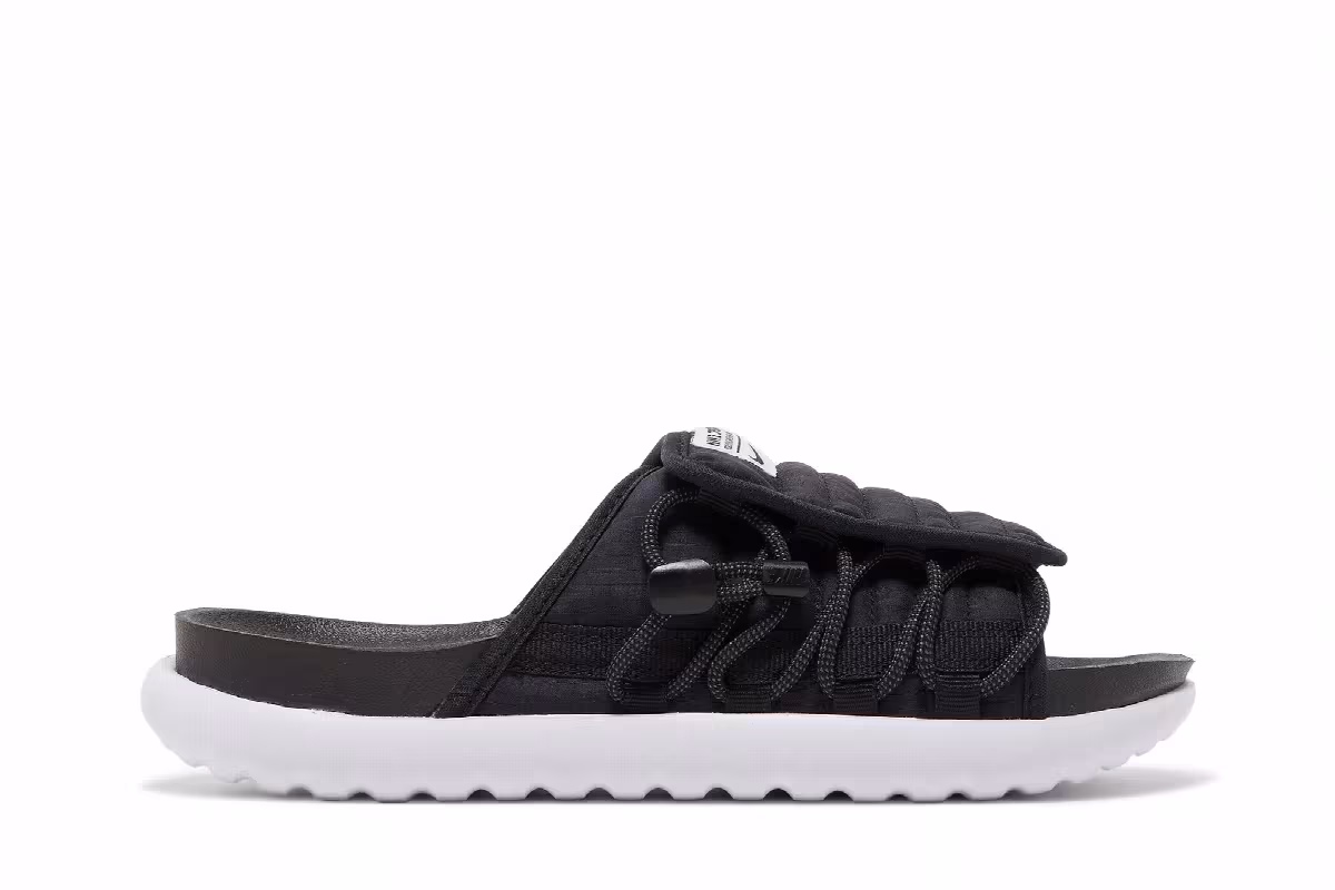 Nike Women's Asuna 2 Slide Black Dark Grey, view 2