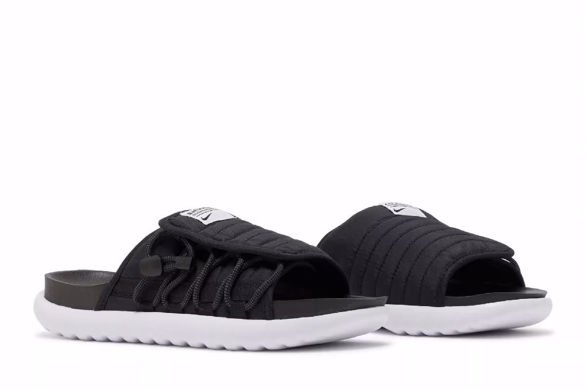 Nike Women's Asuna 2 Slide Black Dark Grey, view 9