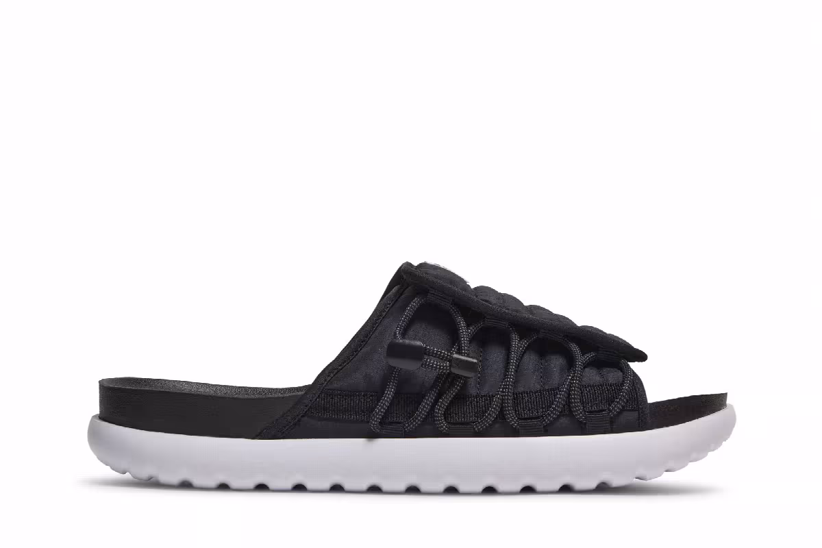 Nike Asuna 2 Slide Black White, view 2