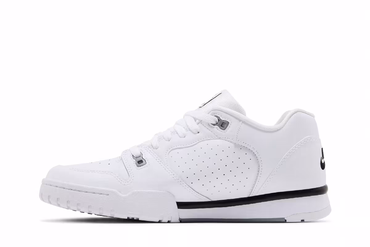 Nike Air Cross Trainer Low White Black, view 4