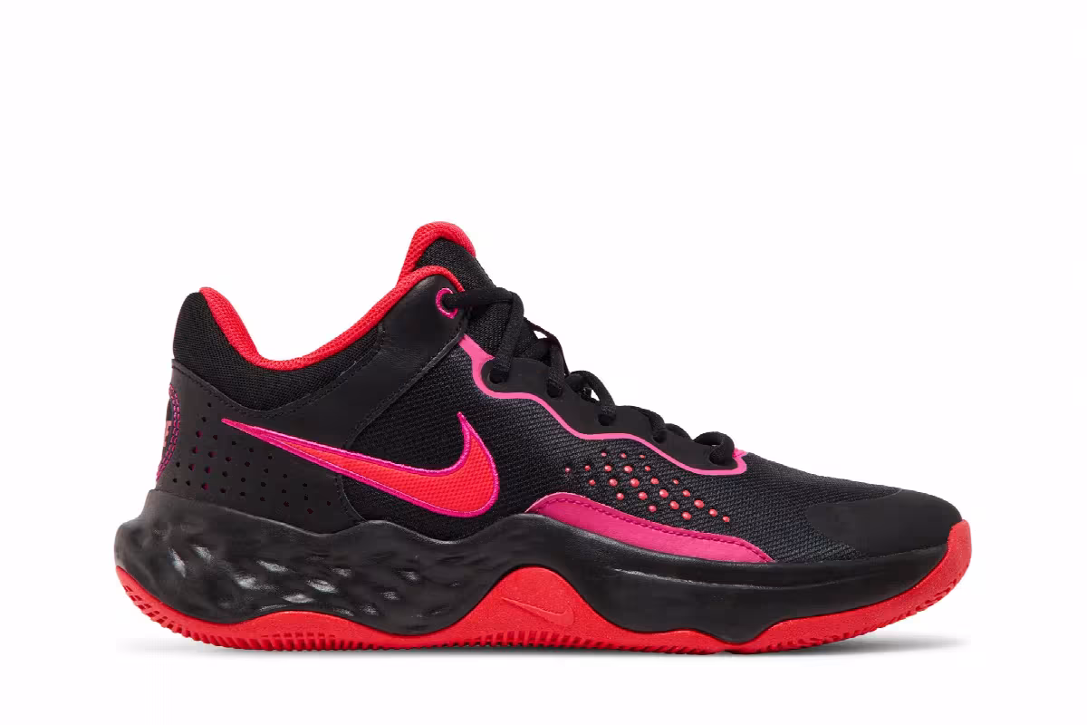 Nike Fly.By Mid 3 Black Siren Red, view 2