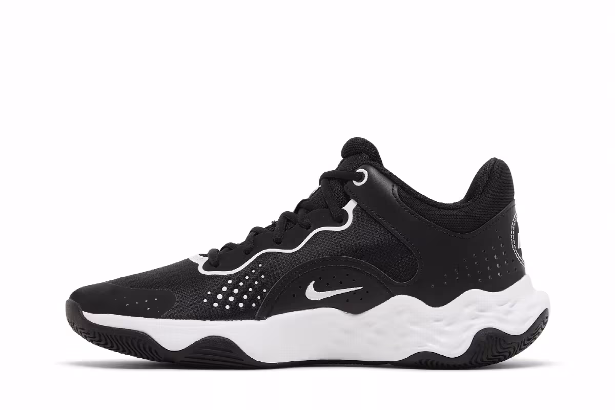 Nike Fly.By Mid 3 Black White, view 4