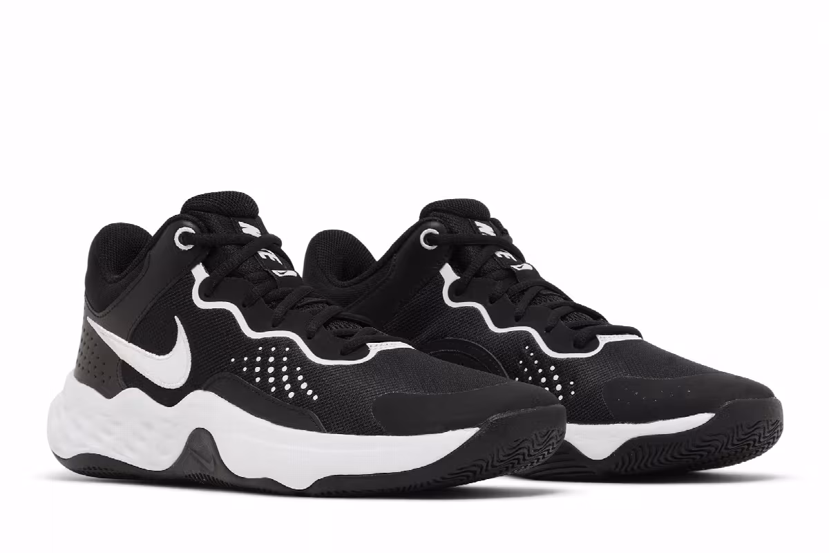 Nike Fly.By Mid 3 Black White, view 9