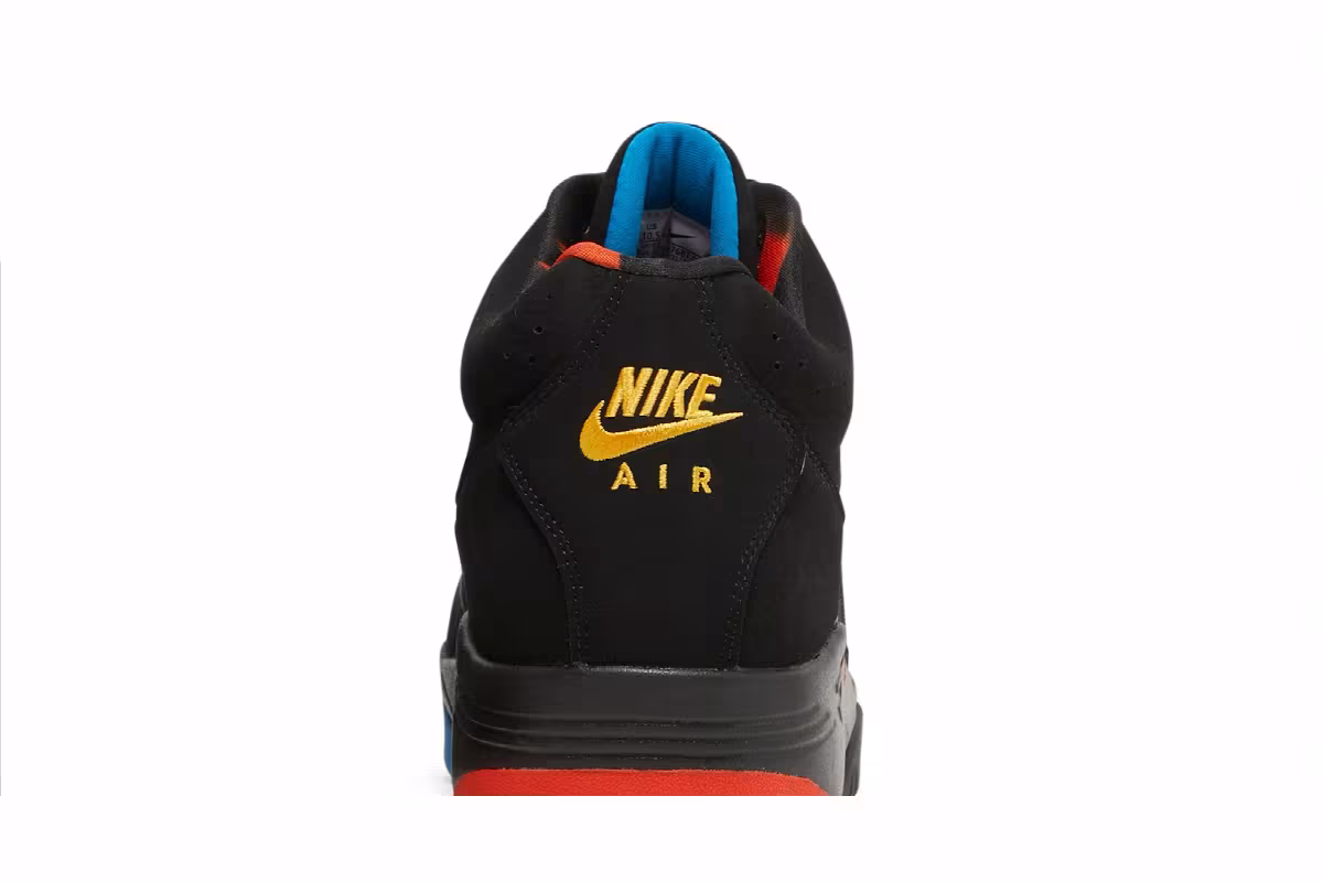 Nike Air Flight Lite Mid Black Team Orange, view 8