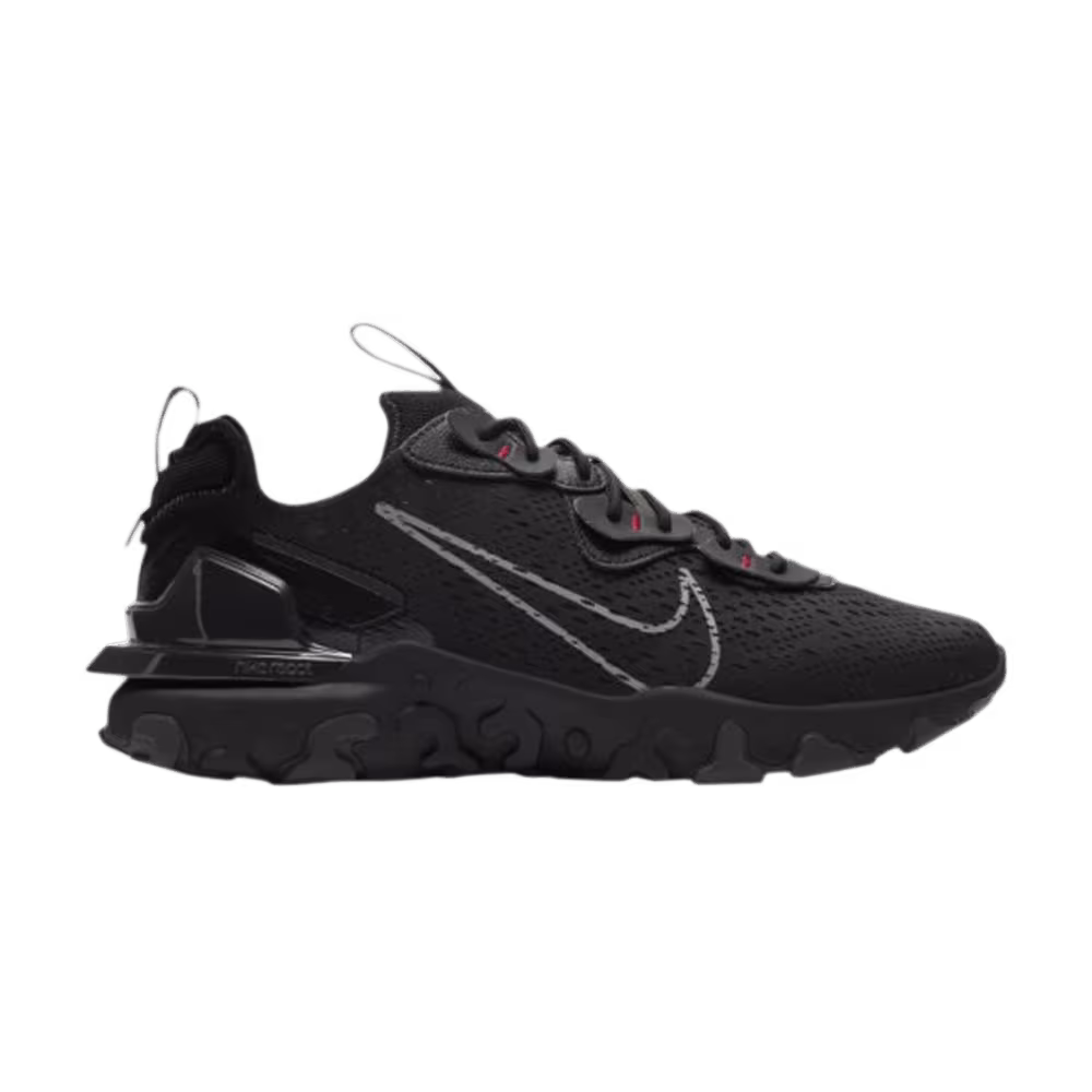 Nike React Vision Black Smoke Grey